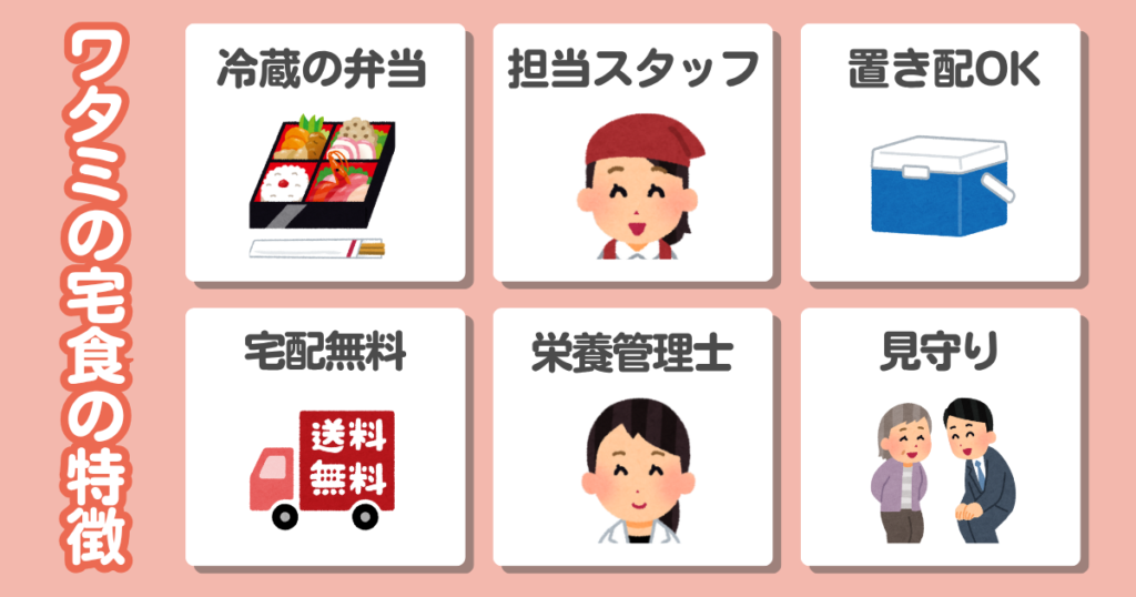 ワタミの宅食のサービスの特徴